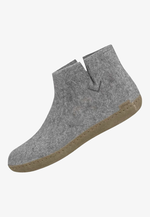 Glerups - Boot with leather sole Grey